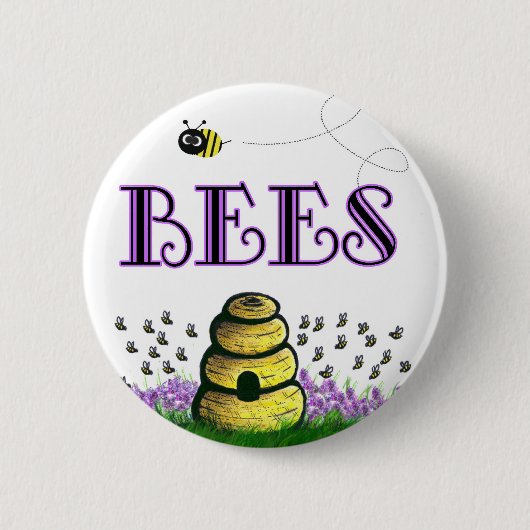 BEEEEEs 缶バッジ (正面)