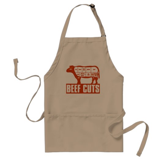 Beef_Cuts スタンダードエプロン (正面)