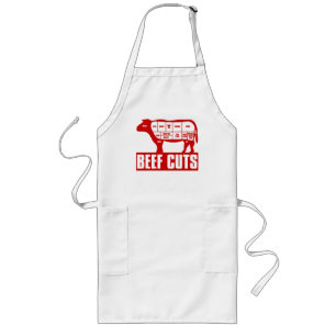 Beef_Cuts ロングエプロン