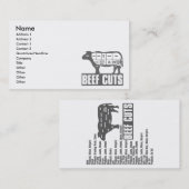 Beef_Cuts 名刺 (正面/裏面)