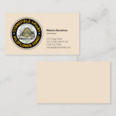 Beehiveビジネス名アンティーク白 名刺 (正面/裏面)