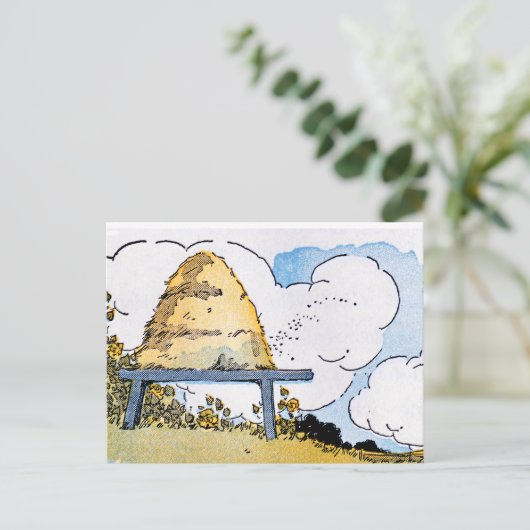 Beehiveヴィンテージアートレシピカードはがき ポストカード (スタンド正面)