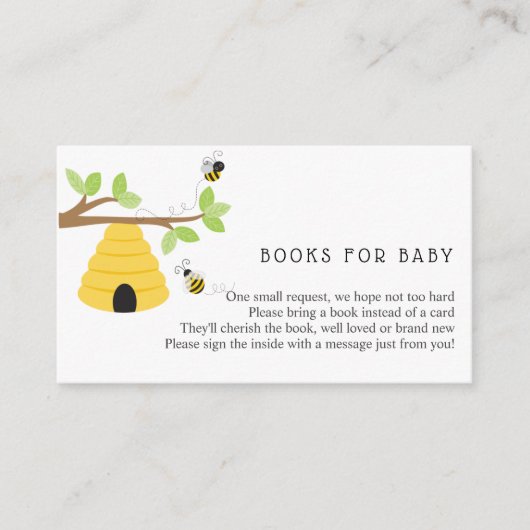 Beehive Books for Baby 挿入カード エンクロージャーカード (正面)