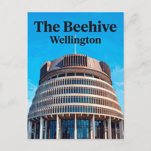 Beehive Building New Zealand ポストカード (正面)