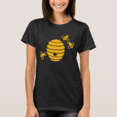 Beehive With Bees Tシャツ (正面)