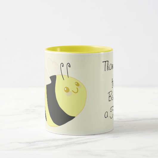 (beeing)友人のマグがあることをありがとう マグカップ (中央)