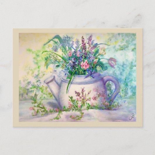 BeeJaySAGEによる夏の楽しさアートポストカード ポストカード (正面)