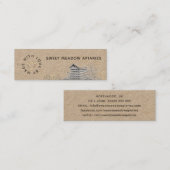 Beekeeper製品のエンクロージャラベル スキニー名刺 (正面/裏面)