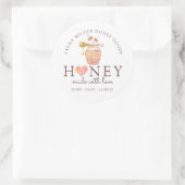 Beekeeper Apiary Honey  ラウンドシール (バッグ)