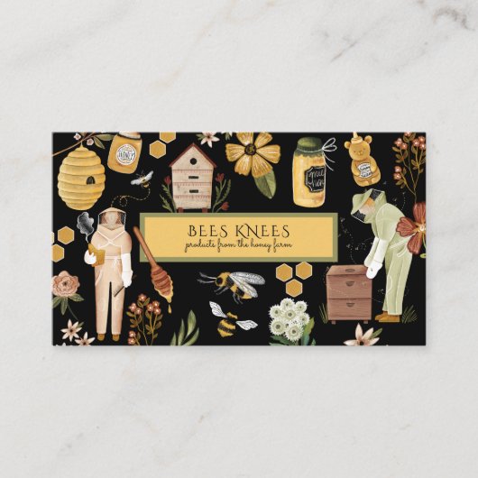 Beekeeper Apiary Honey Products  名刺 (正面)
