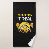 Beekeeper Art BeeKeeping It Real バスタオル (バスタオル)