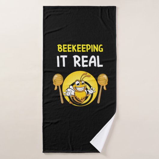 Beekeeper Art BeeKeeping It Real バスタオル (バスタオル)