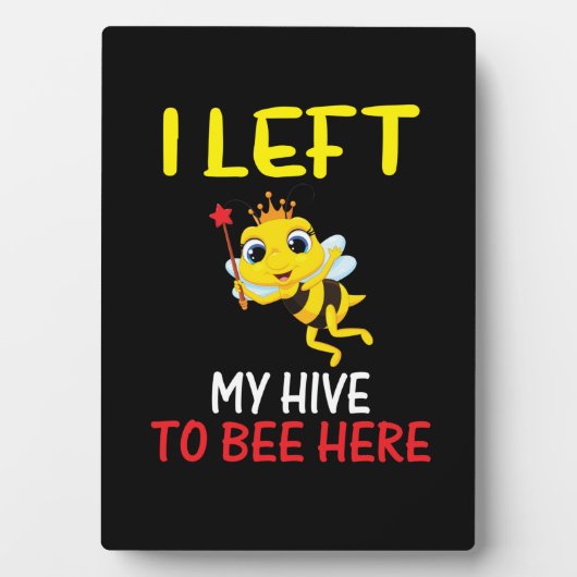 Beekeeper Art My Hive To Here フォトプラーク (正面)