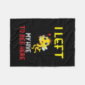 Beekeeper Art My Hive To Here フリースブランケット (正面(横))