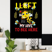 Beekeeper Art My Hive To Here ポスター (ホームオフィス)