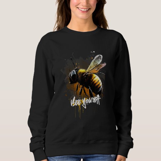 Beekeeper Beekeeping Honey Apiarist Honeycomb Bee  スウェットシャツ (正面)
