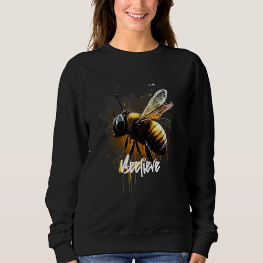 Beekeeper Beekeeping Honey Apiarist Honeycomb Bee スウェットシャツ (正面)