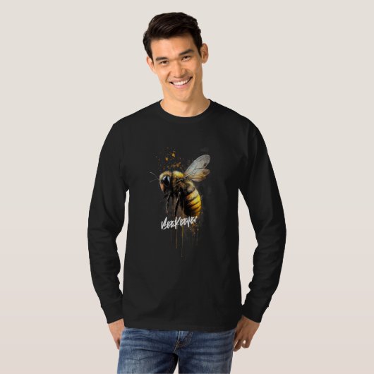 Beekeeper Beekeeping Honey Apiarist Honeycomb Bee Tシャツ (正面フル)