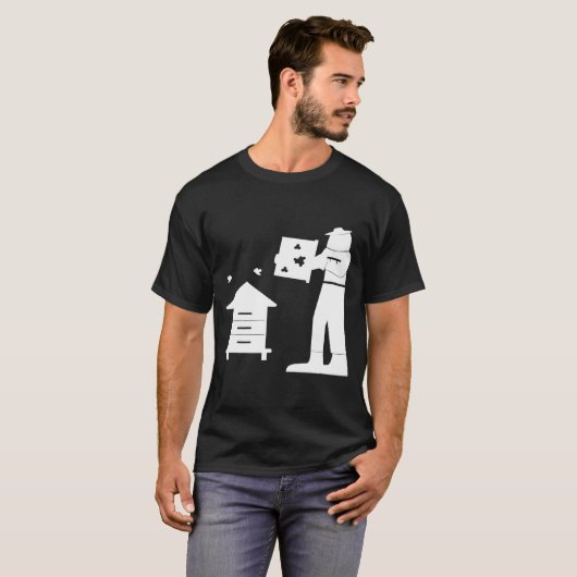 Beekeeper Beekeeping Suit Bee Bee Farmer Bee Keep Tシャツ (正面フル)