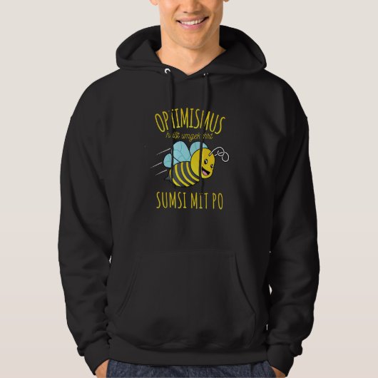 Beekeeper Bees Honey SumsiとBo Optimiumおもしろい パーカ (正面)