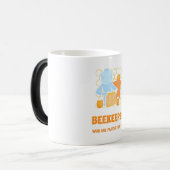 Beekeeper Gift | Do Not Mess With A Beekeeper モーフィングマグカップ (正面左)