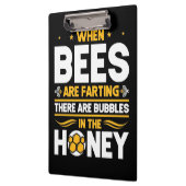 Beekeeper Gift | When Bees Are Farting クリップボード (左)
