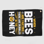 Beekeeper Gift | When Bees Are Farting ゴルフタオル (横)