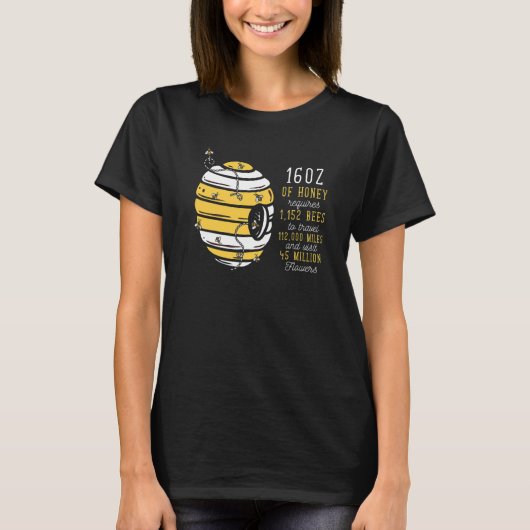 Beekeeper  Honey Pollen Beekeeping Bee Tシャツ (正面)