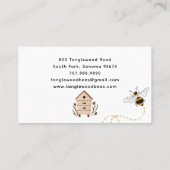 Beekeeper Honey Products 名刺 (裏面)