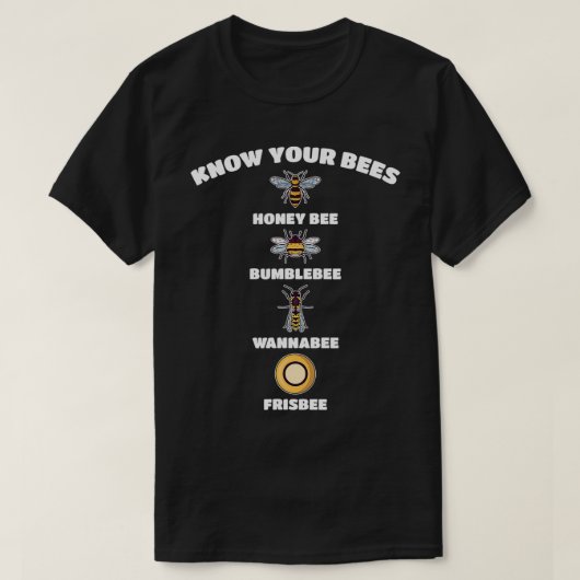 Beekeeper Know Your Bees Beekeeping Funny Honey Fa Tシャツ (デザイン正面)
