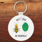 BeeLeaf in Yourself (信じin yourself) Keychain キーホルダー (正面)
