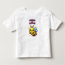 Beelive in yourself  – Cute Toddler Girl T-Shirt トドラーTシャツ