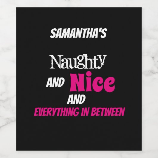 Been & いけな Nice & Everything In Between - ワインラベル (シングルラベル)