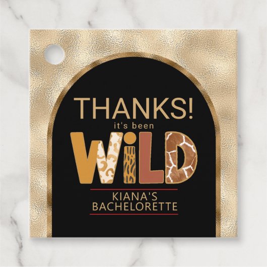 Been 感謝してい Wild SafariバチェロレッテID1148 フェイバータグ (正面)