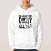 Been Doing Cowboy Stuff All Day パーカ (正面)
