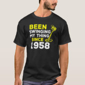 Been Swinging My Thing Since 1958 Metal Detector H Tシャツ (正面)