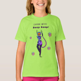 Beep Boop Cute Robot Giggle Fun T-Shirt Tシャツ