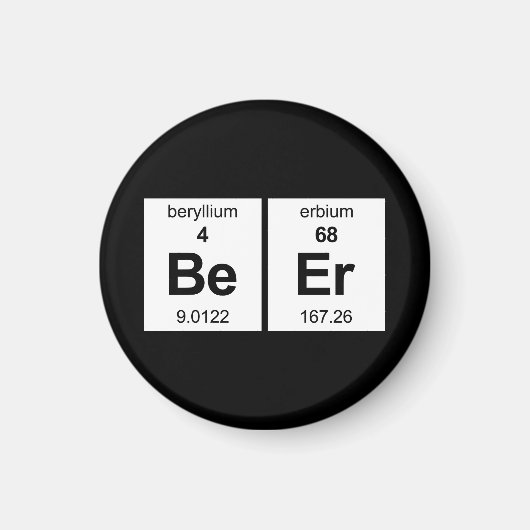 BeEr周期表 マグネット (正面)