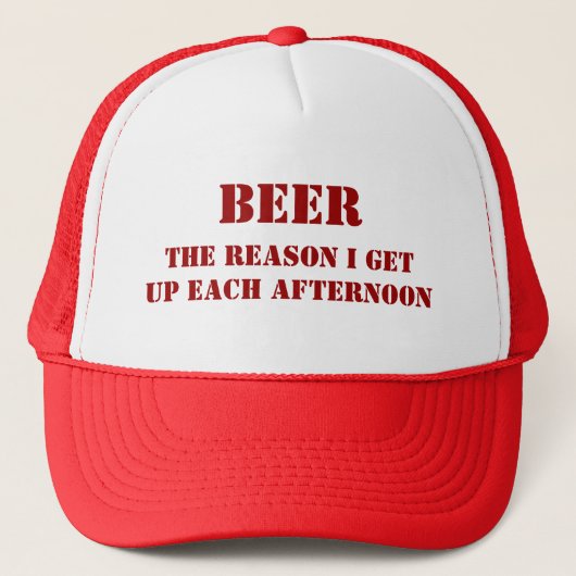 BEER おもしろい Hat – カスタマイズ可能 キャップ (正面)