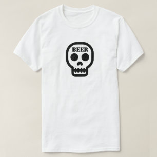 Beer™ ドクロTシャツ（カスタマイズ可能！） Tシャツ