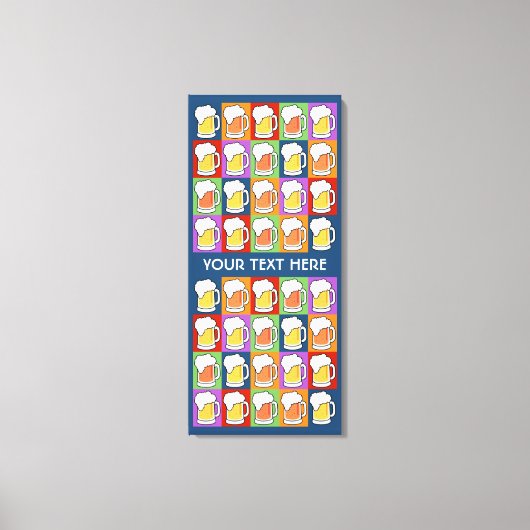 BEER ポップ・アートの Artカスタム canvas print キャンバスプリント (正面)