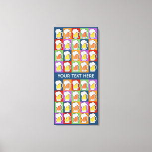 BEER ポップ・アートの Artカスタム canvas print キャンバスプリント
