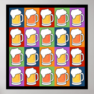BEER ポップ・アートの Artポスター ポスター