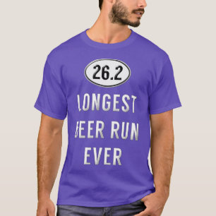 Beer 走 262おもしろい走Team Shirt Marathon Tシャツ