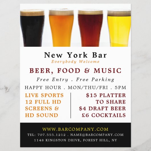 Beer & Ale Display, Pub/Brewery 広告's チラシ (正面)