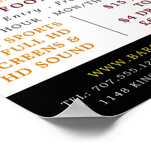 Beer & Ale Display, Pub/Brewery 広告's ポスター (角)