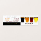 Beer & Ale Display、Pub/Brewery、詳細 名刺 (外部フラット)