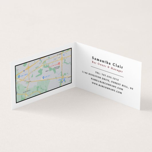 Beer & Ale Display、Pub/Brewery、詳細 名刺 (内部)