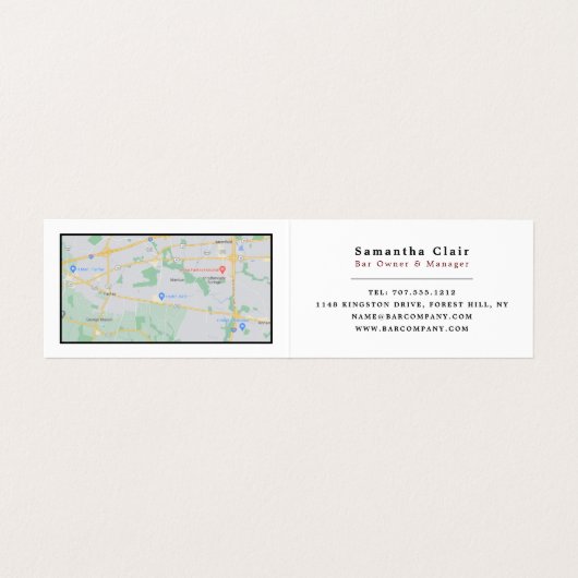 Beer & Ale Display、Pub/Brewery、詳細 名刺 (内部フラット)