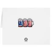Beer American Flag 4th of 7月Men Women Merica Dr. (裏面横)